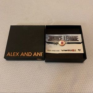 Alex and Ani CYBORG Kindred Cord Justice League Bracelet Sterling Silver NWTBC
